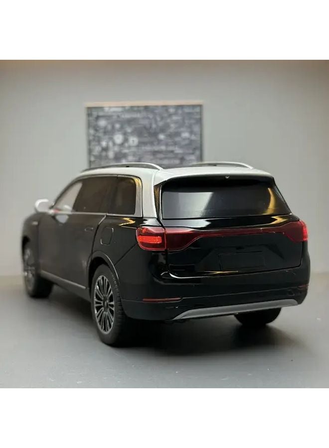 OK2193 Black 1 24 Scale Alloy Car Model Collectible Metal Vehicle Decoration Gift - Image 3